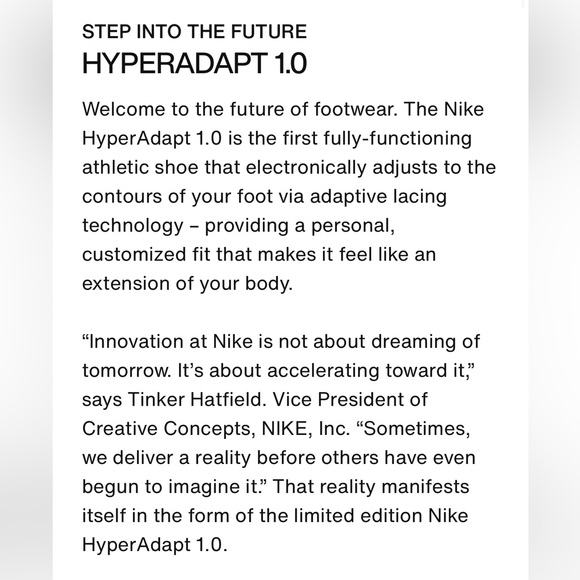 Nike Hyper Adapt 1.0 - Picture 7 of 7